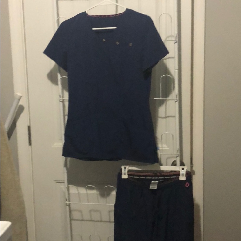 Navy blue scrubs